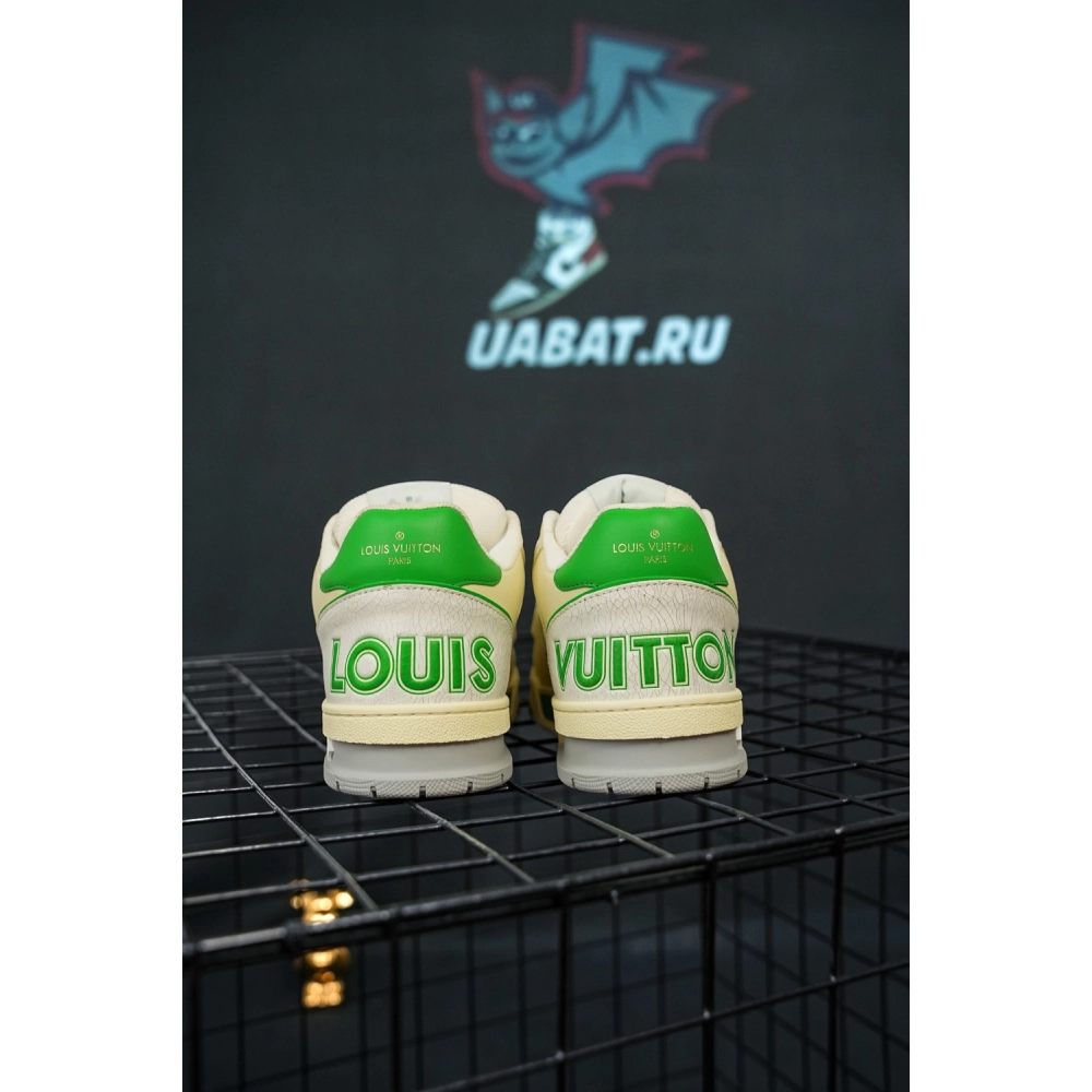 Louis Vuitton Trainer Green Mesh,Louis Vuitton Trainer,LOUIS VUITTON Reps Sneakers,Other Brand Reps Sneakers