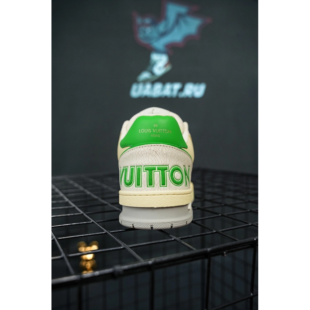 Louis Vuitton Trainer Green Mesh,Louis Vuitton Trainer,LOUIS VUITTON Reps Sneakers,Other Brand Reps Sneakers