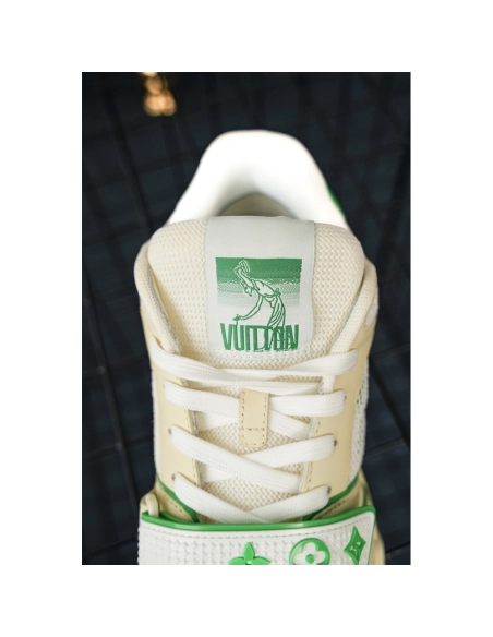 Louis Vuitton Trainer Green Mesh,Louis Vuitton Trainer,LOUIS VUITTON Reps Sneakers,Other Brand Reps Sneakers