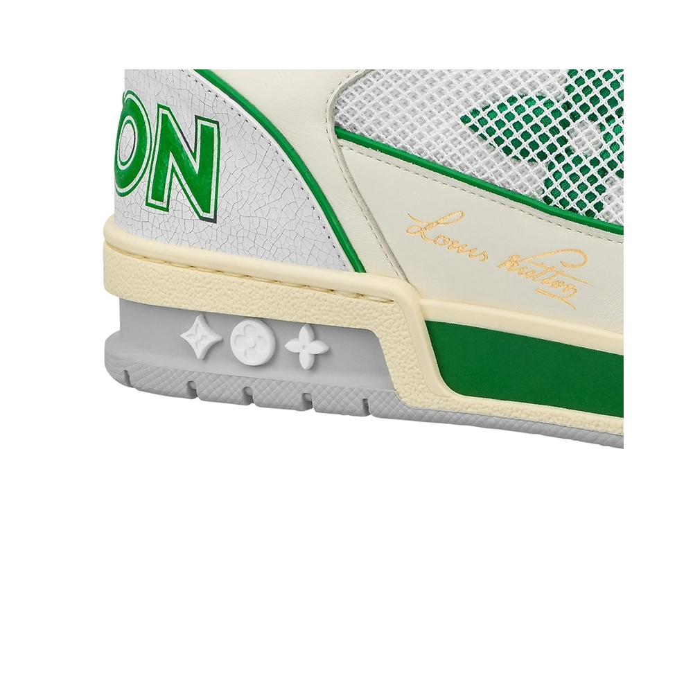 Louis Vuitton Trainer Green Mesh,Louis Vuitton Trainer,LOUIS VUITTON Reps Sneakers,Other Brand Reps Sneakers