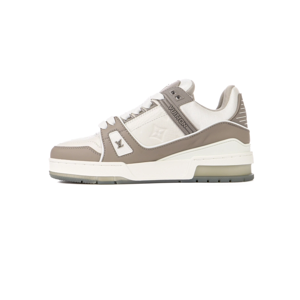 LV Trainer Grey White,Louis Vuitton Trainer,LOUIS VUITTON Reps Sneakers,Other Brand Reps Sneakers