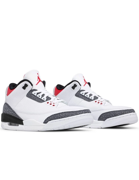 AIR JORDAN 3 RETRO DENIM SE FIRE RED CZ6431 100,AIR JORDAN 3,Air Jordan