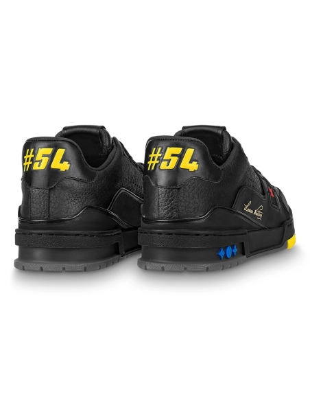 Louis Vuitton Trainer Black Signature,Louis Vuitton Trainer,LOUIS VUITTON Reps Sneakers,Other Brand Reps Sneakers