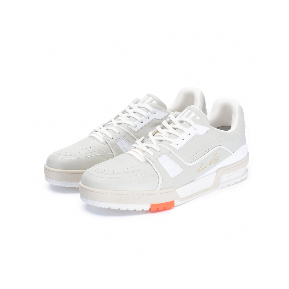 Louis Vuitton Trainer Low Top Grey,Louis Vuitton Trainer,LOUIS VUITTON Reps Sneakers,Other Brand Reps Sneakers