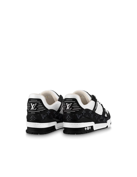 Louis Vuitton Trainer White Black,Louis Vuitton Trainer,LOUIS VUITTON Reps Sneakers,Other Brand Reps Sneakers
