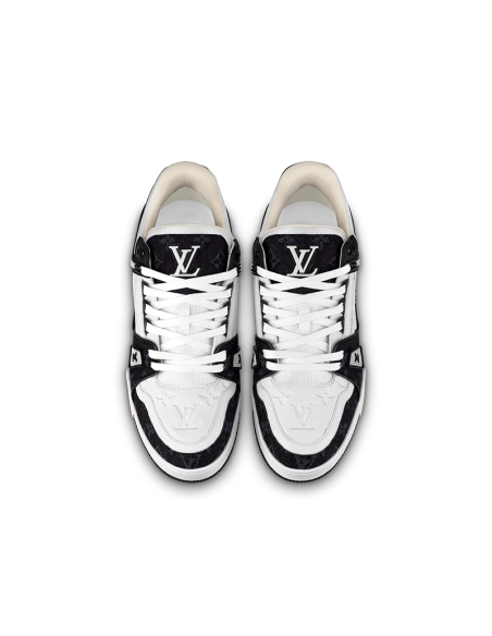 Louis Vuitton Trainer White Black,Louis Vuitton Trainer,LOUIS VUITTON Reps Sneakers,Other Brand Reps Sneakers