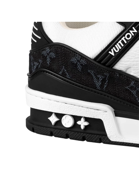 Louis Vuitton Trainer White Black,Louis Vuitton Trainer,LOUIS VUITTON Reps Sneakers,Other Brand Reps Sneakers