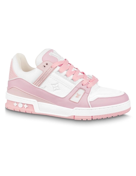 Louis Vuitton Trainer Pink Rose,Louis Vuitton Trainer,LOUIS VUITTON Reps Sneakers,Other Brand Reps Sneakers
