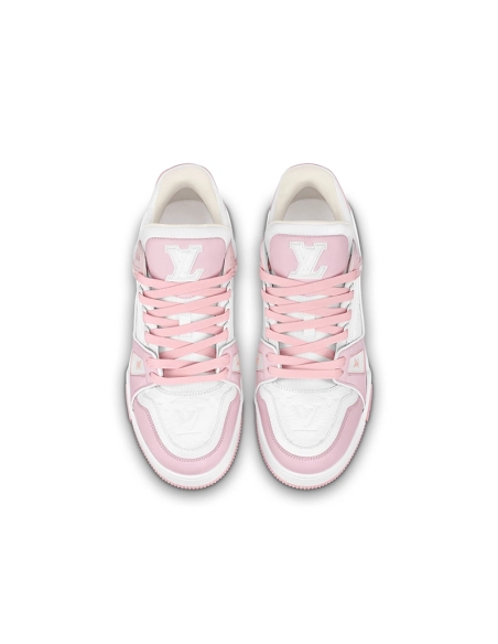 Louis Vuitton Trainer Pink Rose,Louis Vuitton Trainer,LOUIS VUITTON Reps Sneakers,Other Brand Reps Sneakers
