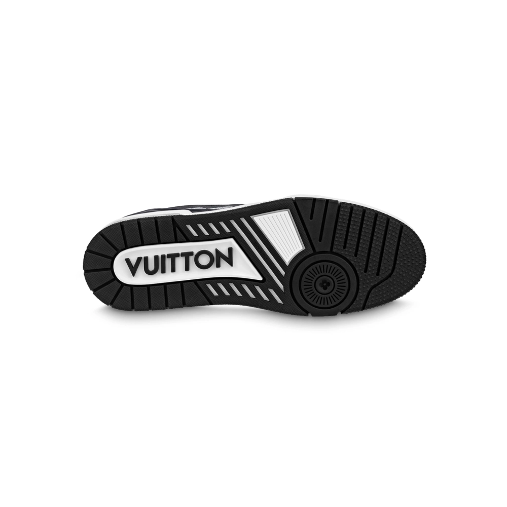 LOUIS VUITTON LV TRAINER No.54 BLACK WHITE,Louis Vuitton Trainer,LOUIS VUITTON Reps Sneakers,Other Brand Reps Sneakers