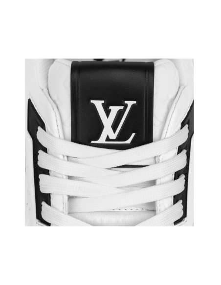 LOUIS VUITTON LV TRAINER No.54 BLACK WHITE,Louis Vuitton Trainer,LOUIS VUITTON Reps Sneakers,Other Brand Reps Sneakers