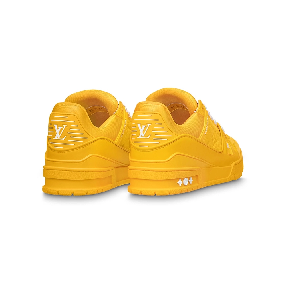 LV TRAINER SNEAKER YELLOW,Louis Vuitton Trainer,LOUIS VUITTON Reps Sneakers,Other Brand Reps Sneakers