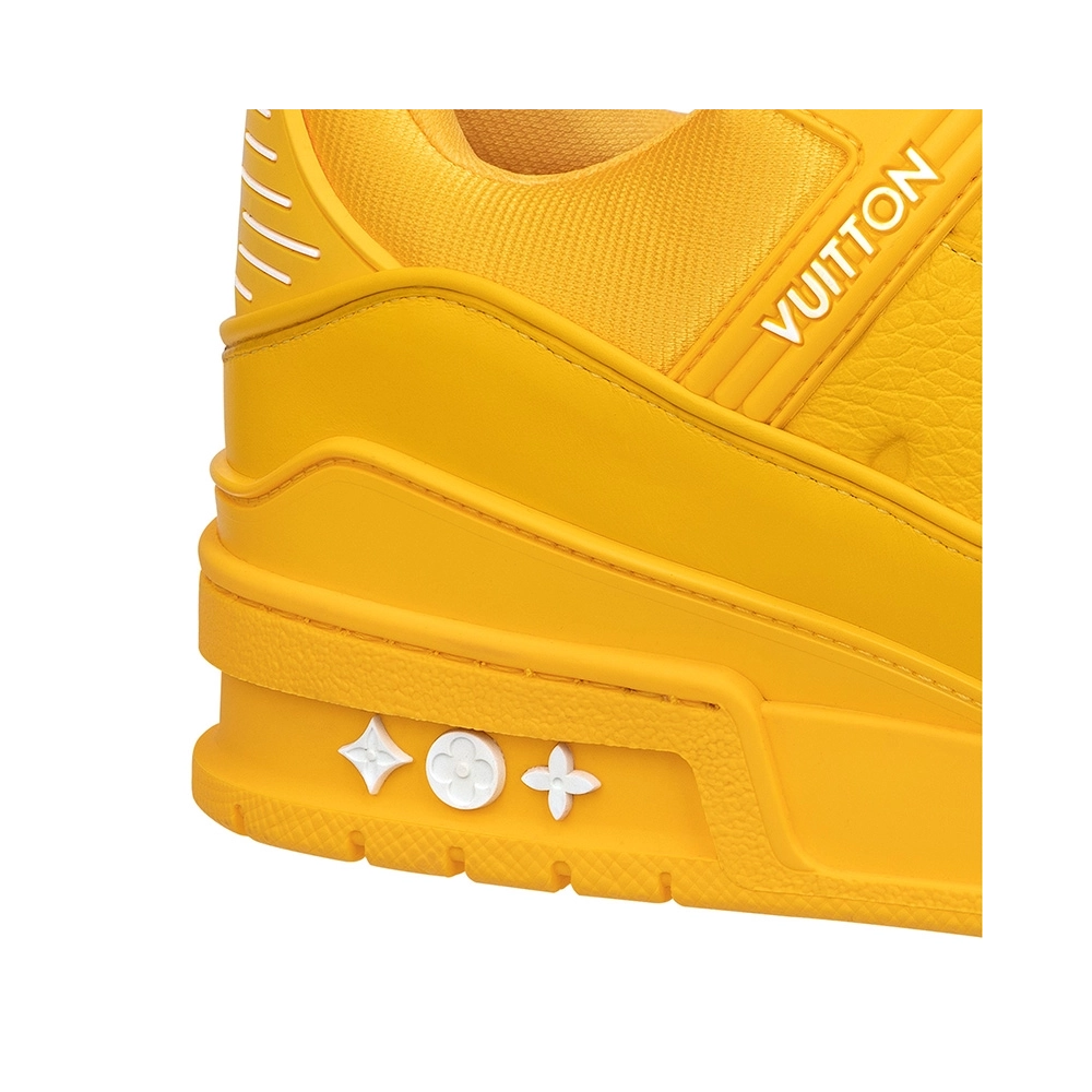 LV TRAINER SNEAKER YELLOW,Louis Vuitton Trainer,LOUIS VUITTON Reps Sneakers,Other Brand Reps Sneakers