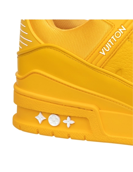 LV TRAINER SNEAKER YELLOW,Louis Vuitton Trainer,LOUIS VUITTON Reps Sneakers,Other Brand Reps Sneakers