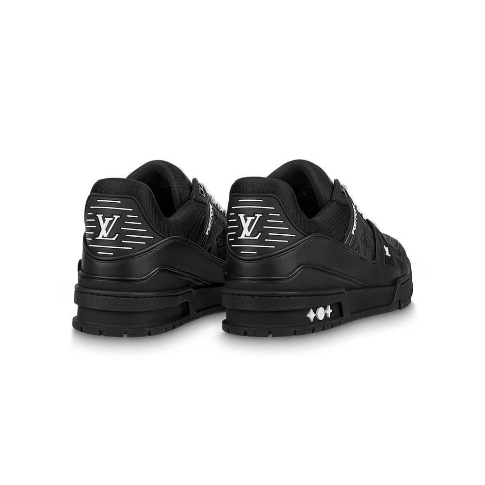 LV TRAINER SNEAKER BLACK,Louis Vuitton Trainer,LOUIS VUITTON Reps Sneakers,Other Brand Reps Sneakers