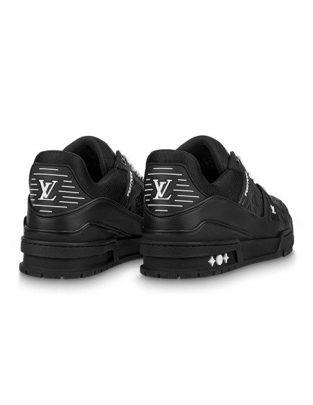 LV TRAINER SNEAKER BLACK,Louis Vuitton Trainer,LOUIS VUITTON Reps Sneakers,Other Brand Reps Sneakers