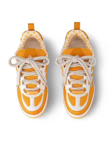 Louis Vuitton LV Skate Sneaker Yellow White,Louis Vuitton Skate,LOUIS VUITTON Reps Sneakers,Other Brand Reps Sneakers