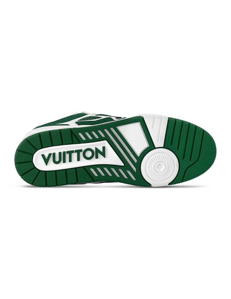 Louis Vuitton LV Skate Sneaker Green White,Louis Vuitton Skate,LOUIS VUITTON Reps Sneakers,Other Brand Reps Sneakers