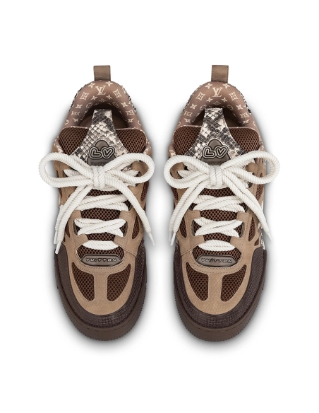 Louis Vuitton Skate Sneaker Brown Snakeskin,Louis Vuitton Skate,LOUIS VUITTON Reps Sneakers,Other Brand Reps Sneakers