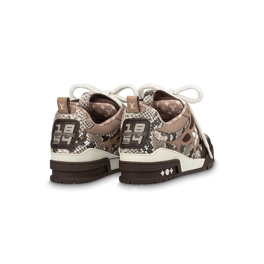 Louis Vuitton Skate Sneaker Brown Snakeskin,Louis Vuitton Skate,LOUIS VUITTON Reps Sneakers,Other Brand Reps Sneakers