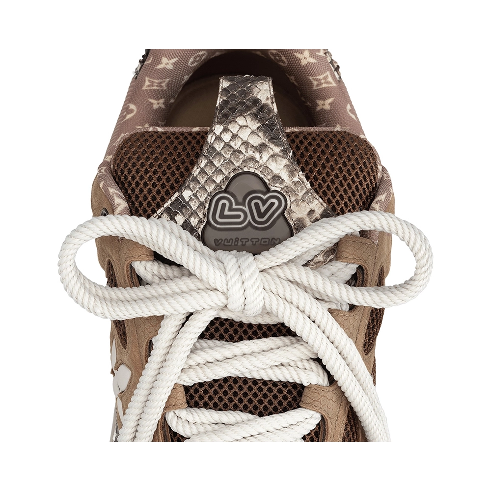 Louis Vuitton Skate Sneaker Brown Snakeskin,Louis Vuitton Skate,LOUIS VUITTON Reps Sneakers,Other Brand Reps Sneakers