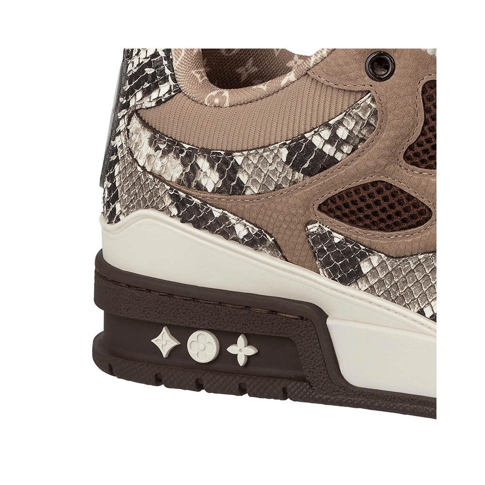 Louis Vuitton Skate Sneaker Brown Snakeskin,Louis Vuitton Skate,LOUIS VUITTON Reps Sneakers,Other Brand Reps Sneakers