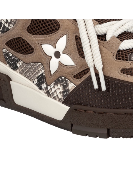 Louis Vuitton Skate Sneaker Brown Snakeskin,Louis Vuitton Skate,LOUIS VUITTON Reps Sneakers,Other Brand Reps Sneakers