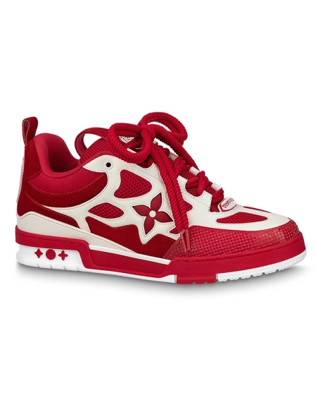Louis Vuitton LV Skate Sneaker Red White,Louis Vuitton Skate,LOUIS VUITTON Reps Sneakers,Other Brand Reps Sneakers