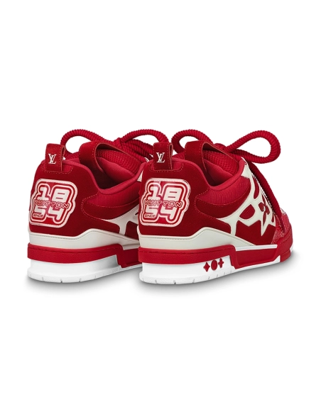 Louis Vuitton LV Skate Sneaker Red White,Louis Vuitton Skate,LOUIS VUITTON Reps Sneakers,Other Brand Reps Sneakers