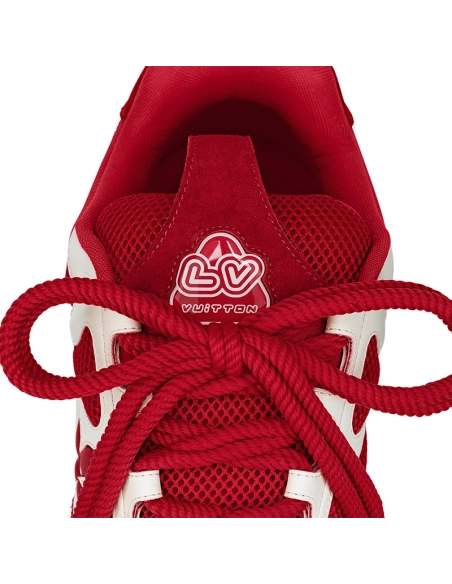 Louis Vuitton LV Skate Sneaker Red White,Louis Vuitton Skate,LOUIS VUITTON Reps Sneakers,Other Brand Reps Sneakers