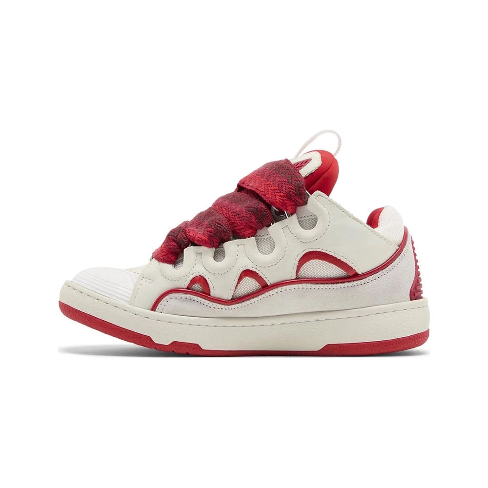 Lanvin Curb Reps Sneakers White Red,LANVIN SHOES Reps,Other Brand Reps Sneakers