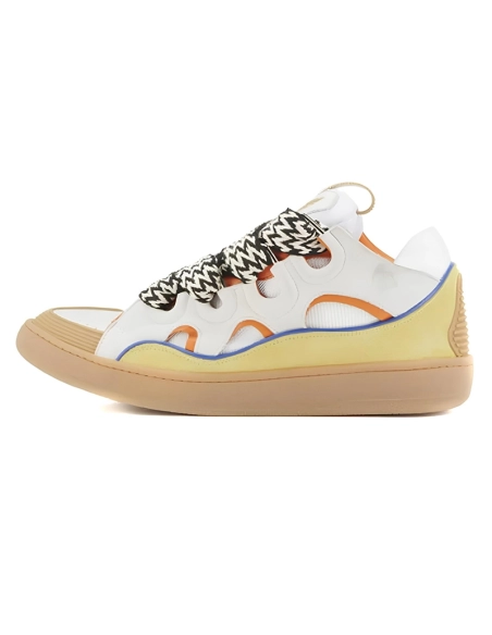 Lanvin Curb Sneaker White Beige,LANVIN SHOES Reps,Other Brand Reps Sneakers