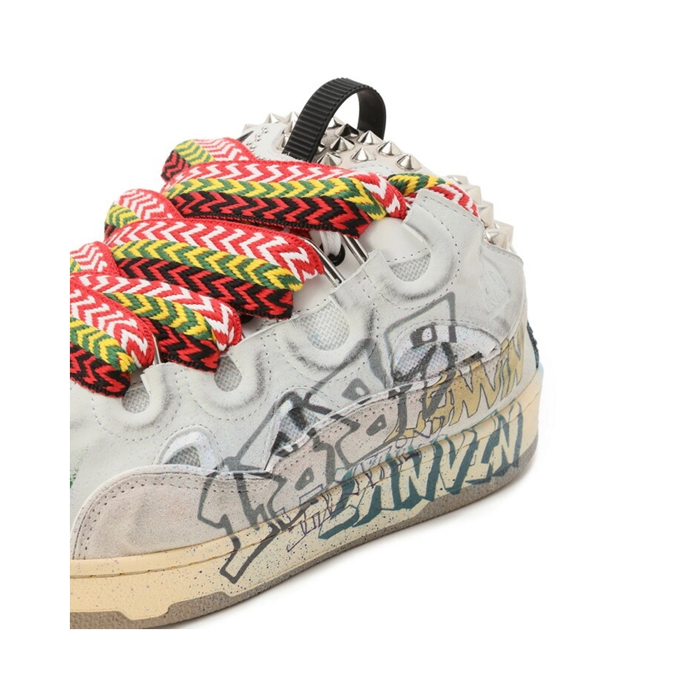 Lanvin Curb Reps Sneakers Graffiti,LANVIN SHOES Reps,Other Brand Reps Sneakers