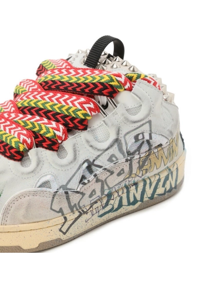 Lanvin Curb Reps Sneakers Graffiti,LANVIN SHOES Reps,Other Brand Reps Sneakers