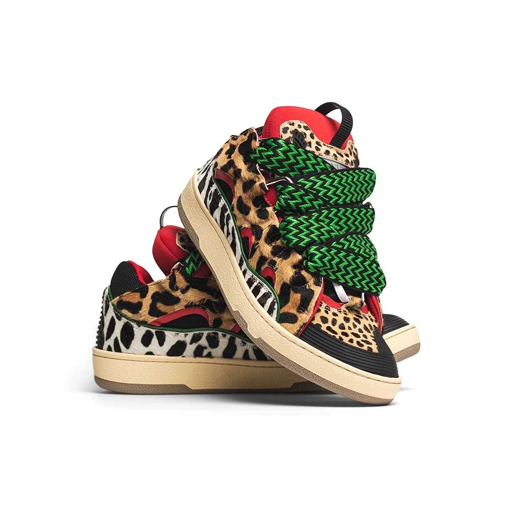 Lanvin Curb Sneaker Animal Print,LANVIN SHOES Reps,Other Brand Reps Sneakers