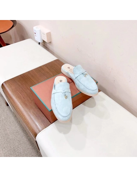 Loro Piana Babouche Charms Walk Moccasin Slippers,LORO PIANA SHOSE,Other Brand Reps Sneakers