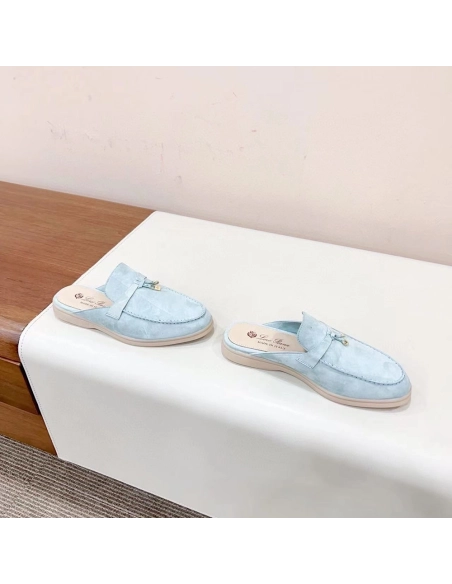 Loro Piana Babouche Charms Walk Moccasin Slippers,LORO PIANA SHOSE,Other Brand Reps Sneakers