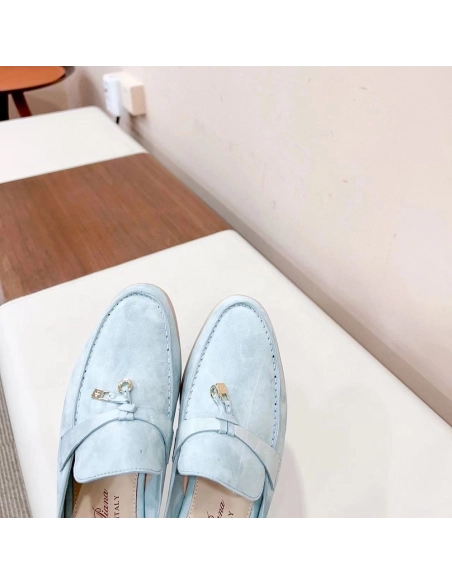 Loro Piana Babouche Charms Walk Moccasin Slippers,LORO PIANA SHOSE,Other Brand Reps Sneakers