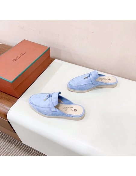 Loro Piana Babouche Charms Walk Moccasin Slippers,LORO PIANA SHOSE,Other Brand Reps Sneakers