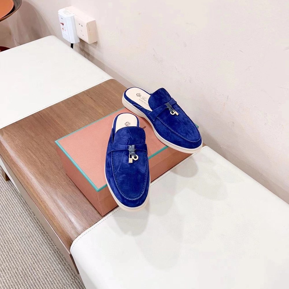 Loro Piana Babouche Charms Walk Moccasin Slippers,LORO PIANA SHOSE,Other Brand Reps Sneakers