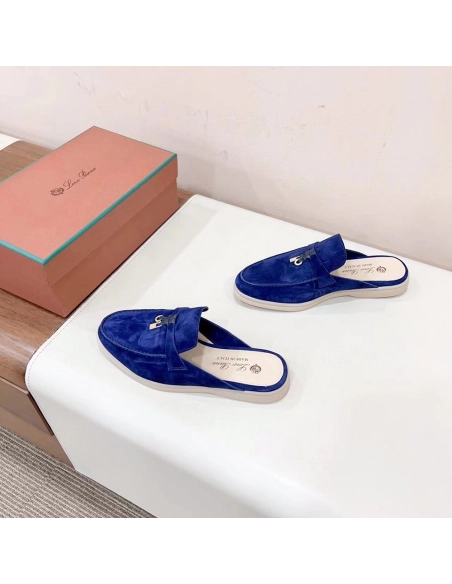 Loro Piana Babouche Charms Walk Moccasin Slippers,LORO PIANA SHOSE,Other Brand Reps Sneakers