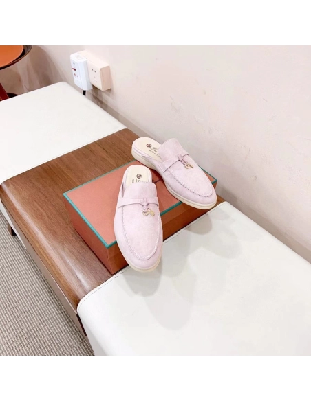 Loro Piana Babouche Charms Walk Moccasin Slippers,LORO PIANA SHOSE,Other Brand Reps Sneakers