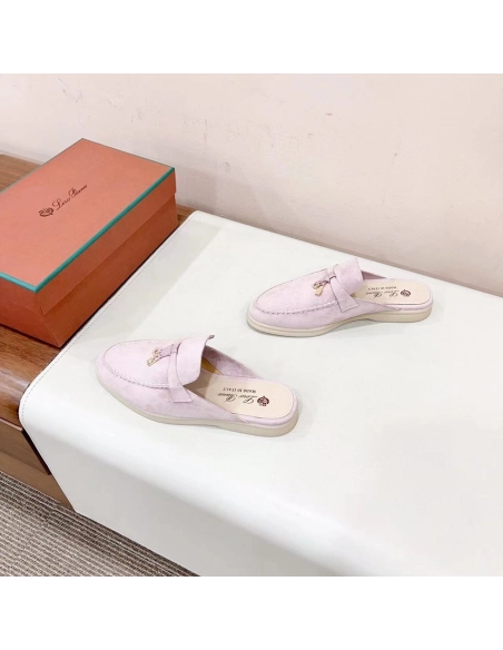 Loro Piana Babouche Charms Walk Moccasin Slippers,LORO PIANA SHOSE,Other Brand Reps Sneakers