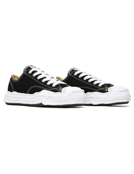 Maison Mihara Yasuhiro Hank OG Sole Canvas Low Black,MAISON MIHARA YASUHIRO,Other Brand Reps Sneakers