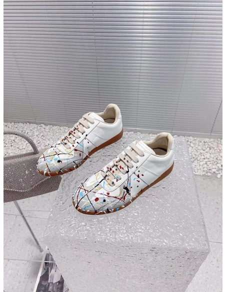 Maison Margiela Replica White Painter,MAISON MARGIELA,Other Brand Reps Sneakers