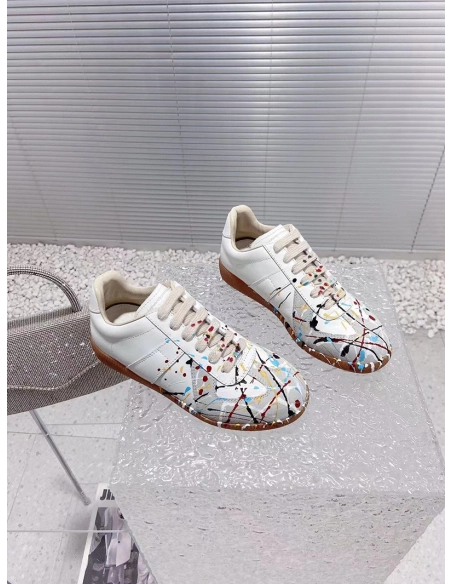 Maison Margiela Replica White Painter,MAISON MARGIELA,Other Brand Reps Sneakers