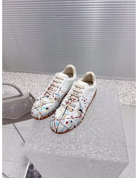 Maison Margiela Replica White Painter,MAISON MARGIELA,Other Brand Reps Sneakers