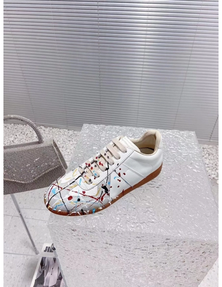 Maison Margiela Replica White Painter,MAISON MARGIELA,Other Brand Reps Sneakers