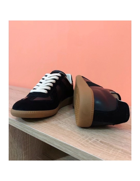 Maison Margiela Replica German Army Trainer Black Gum,MAISON MARGIELA,Other Brand Reps Sneakers