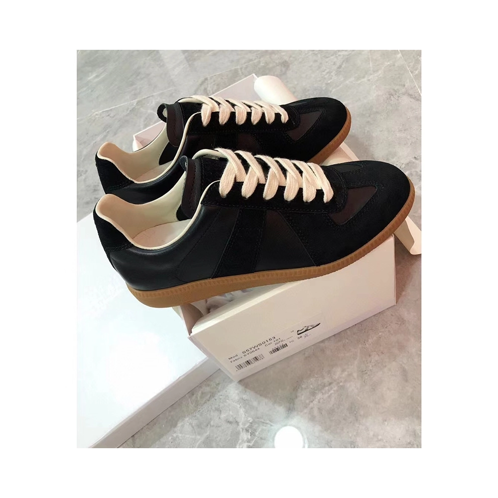 Maison Margiela Replica German Army Trainer Black Gum,MAISON MARGIELA,Other Brand Reps Sneakers
